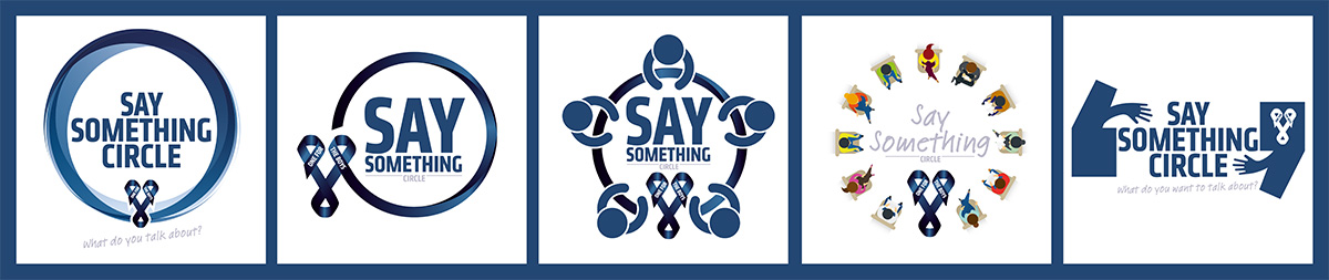 Say Something logo designs and branding options