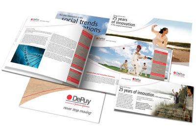 DePuy brochure design