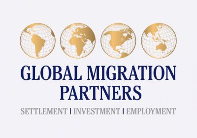 Global Migration World Logo Design