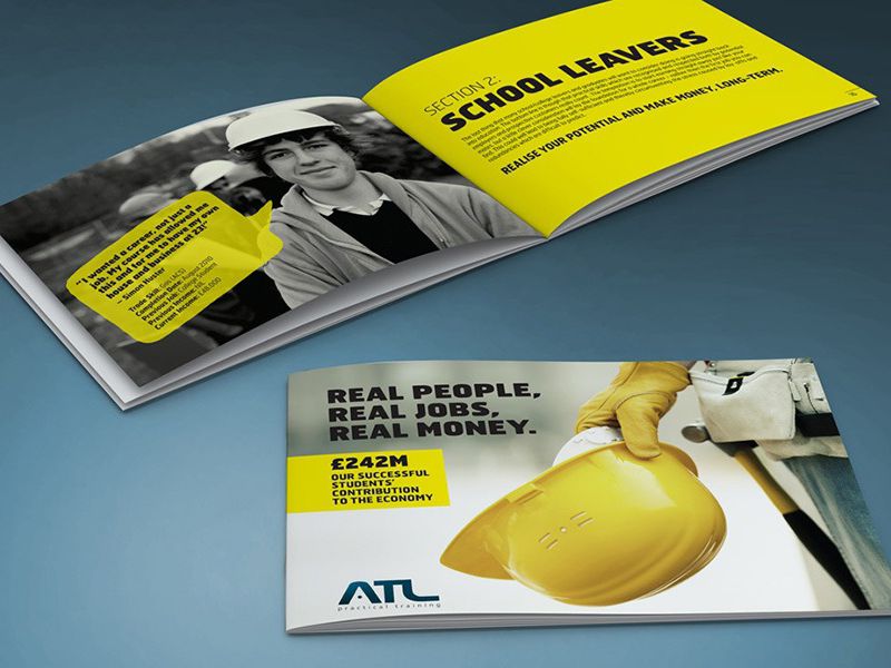 ATL training brochure design