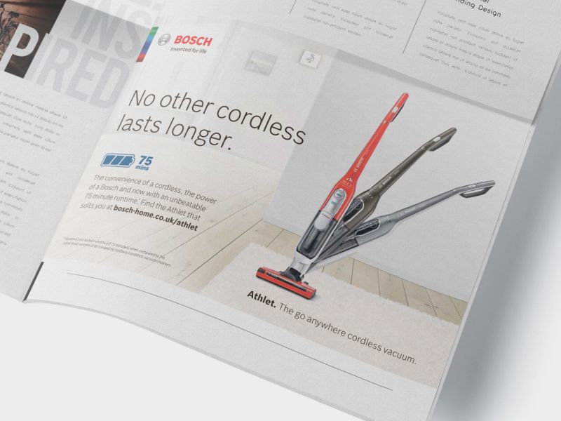 Bosch quarterly campaign artwork