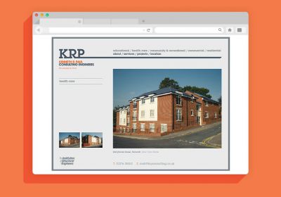 KRP Consulting Website Design