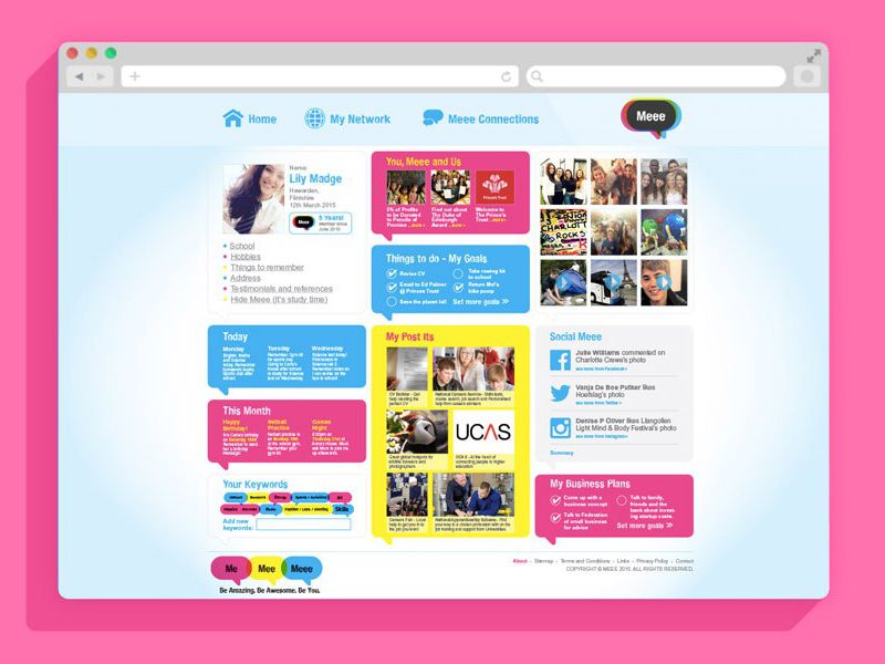 Meee Website Design