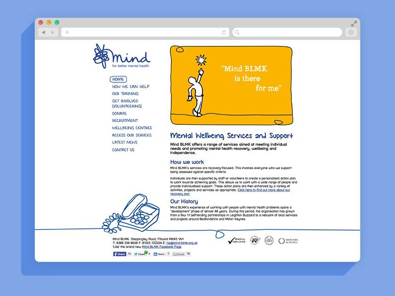 Mind BLMK Website Design