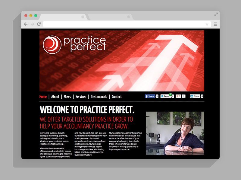 Practice Perect Website Design