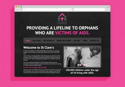 St Clares Website Design