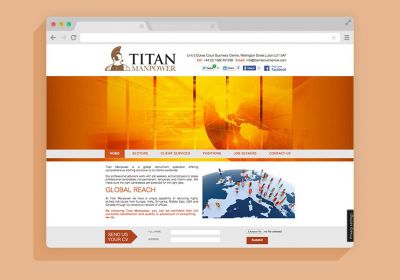Titan Recruitment Website Design